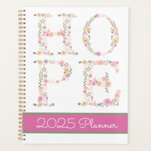 Personalised HOPE Floral Planner