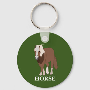Personalised Horse Animal Horse Rider Horse Lover Key Ring