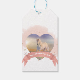 Personalised Horse Birthday Party Gift Tags