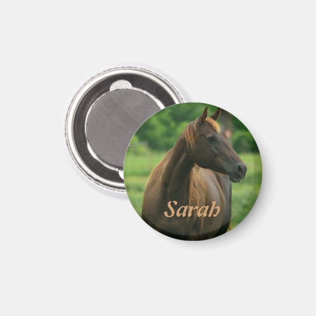 Personalised Horse Magnet (Front/Back)