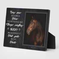 Personalised Horse Memorial Gift Photo