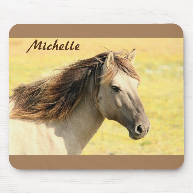 Personalised Horse Mouse Mat (Front)