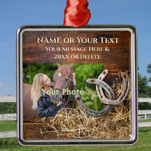 Personalised, Horse Ornaments for Christmas Tree