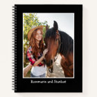 Personalised Horse Photo Black