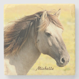 Personalised Horse Stone Coaster