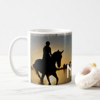 Personalised Horses Ranch Rodeo Design Coffee Mug