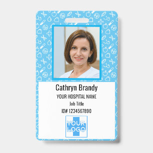 Personalised Hospital Employee ID, Photo and Name ID Badge