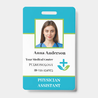 Personalised Hospital Employee Logo & Photo ID Bad Badge