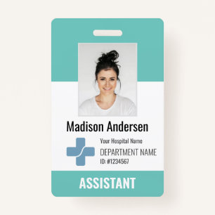 Personalised Hospital Employee Logo & Photo ID Bad ID Badge