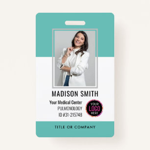 Personalised Hospital Employee Logo & Photo ID Bad ID Badge
