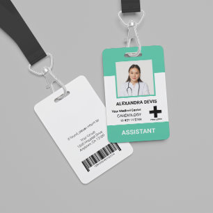 Personalised Hospital Employee Logo & Photo ID Bad ID Badge
