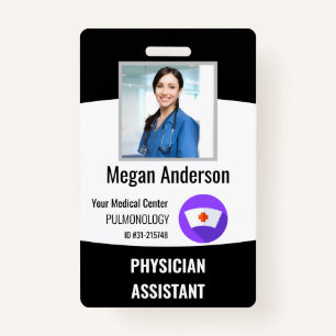 Personalised Hospital Employee Logo & Photo ID Bad ID Badge