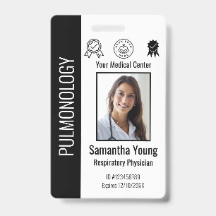 Personalised Hospital Employee Logo & Photo ID Badge