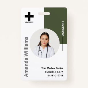 Personalised Hospital Employee Logo & Photo ID Badge