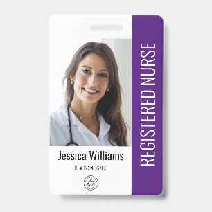 Personalised Hospital Employee Logo & Photo ID Badge
