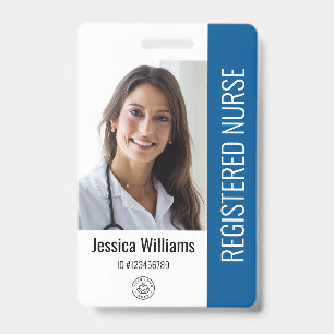 Personalised Hospital Employee Logo & Photo ID Badge