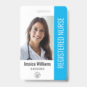 Personalised Hospital Employee Logo & Photo ID Badge