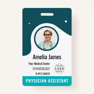 Personalised Hospital Employee Logo & Photo ID ID Badge
