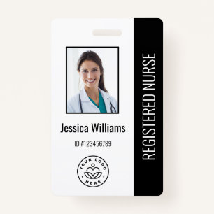 Personalised Hospital Employee Logo & Photo ID ID Badge