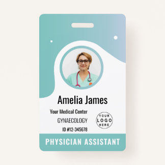 Personalised Hospital Employee Logo & Photo ID ID Badge