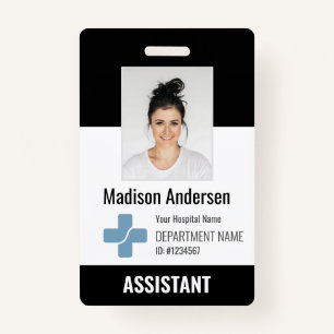 Personalised Hospital Employee Logo & Photo ID ID Badge