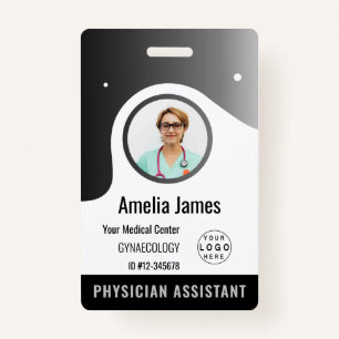 Personalised Hospital Employee Logo & Photo ID ID Badge
