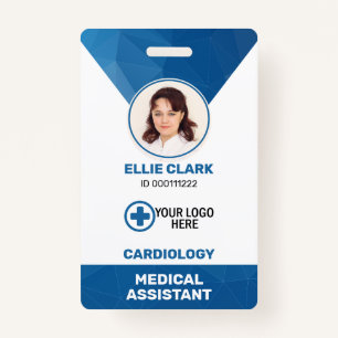 Personalised Hospital Employee, Logo & Photo ID  ID Badge