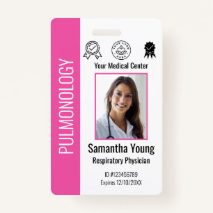 Personalised Hospital Employee Logo & Photo ID ID Badge