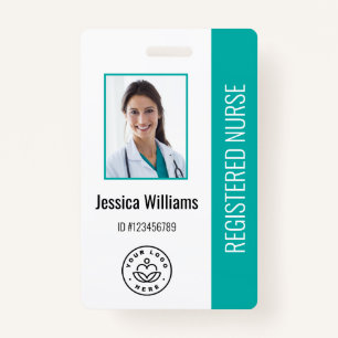 Personalised Hospital Employee Logo & Photo ID ID Badge