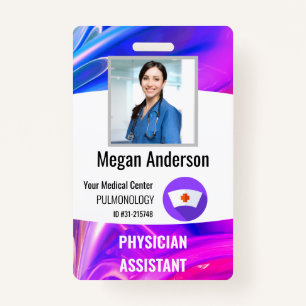 Personalised Hospital Employee Photo ID Badge