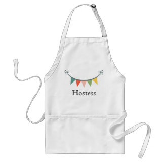 Personalised Hostess Bunting Banner Apron