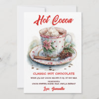 Personalised Hot Chocolate Recipe