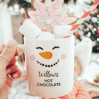 Personalised Hot Chocolate Snowman Kids