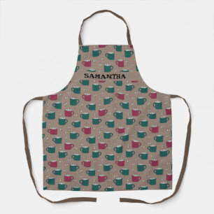 Personalised Hot Cocoa and Marshmallow Apron