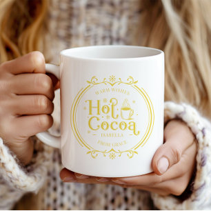Personalised "Hot Cocoa" Chrismas Classic  Coffee Mug