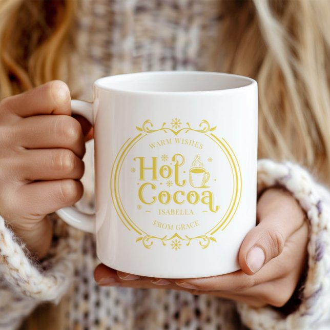 Personalised "Hot Cocoa" Chrismas Classic  Coffee Mug (Personalized "Hot Cocoa" Chrismas Classic Coffee Mug)