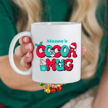 Personalised Hot Cocoa Mug for Kids