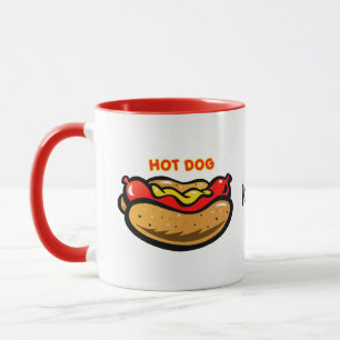 Personalised Hot Dog  Mug
