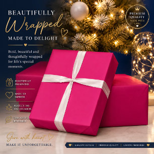 Personalised Hot Pink Wrapping Paper