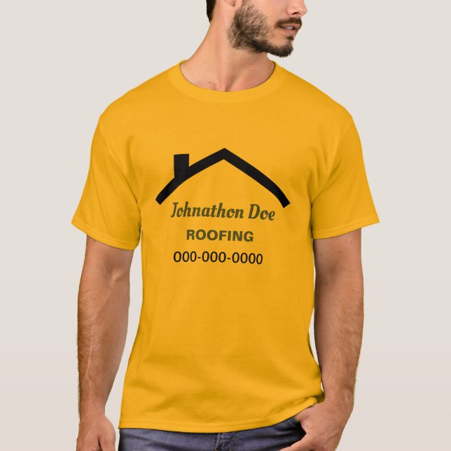 Personalised House Roof T-Shirt (Front)
