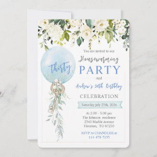 Personalised Housewarming and Birthday Invitation