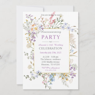 Personalised Housewarming and Birthday Invitation