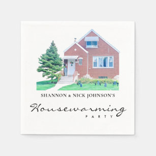 Personalised Housewarming Party Napkins