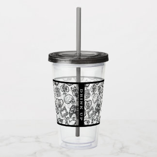 Personalised Human Biology Anatomy Science Drink Acrylic Tumbler