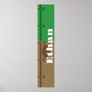 Personalised Human Growth Chart Ruler   Printable