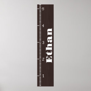 Personalised Human Growth Chart Ruler   Printable