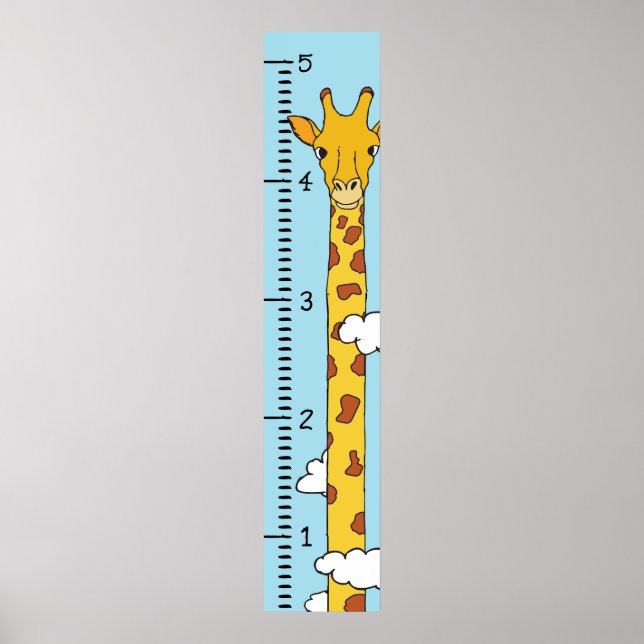 Personalised Human Growth Chart Ruler | Printable (Front)