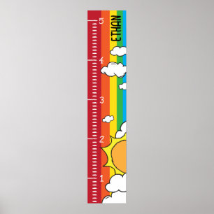 Personalised Human Growth Chart Ruler   Printable