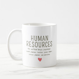 Personalised Human Resources Coffee Mug