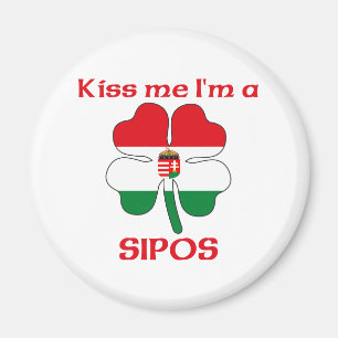 Personalised Hungarian Kiss Me I'm Sipos Magnet